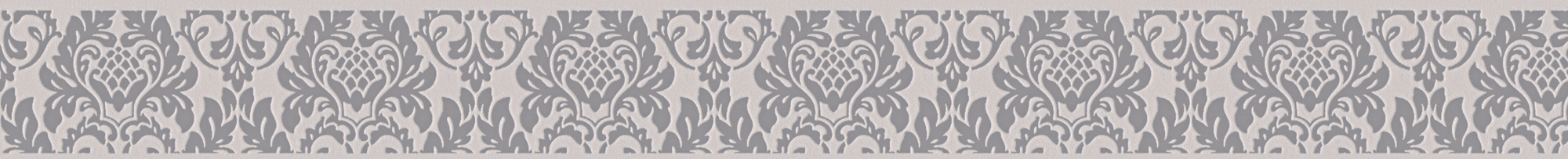 Bild von Bricoflor Neobarock Tapeten Bordüre Selbstklebend Wand Bordüre in Creme und Grau Ornament Tapetenborte mit Vinyl Ideal für Schlafzimmer und Badezimmer
