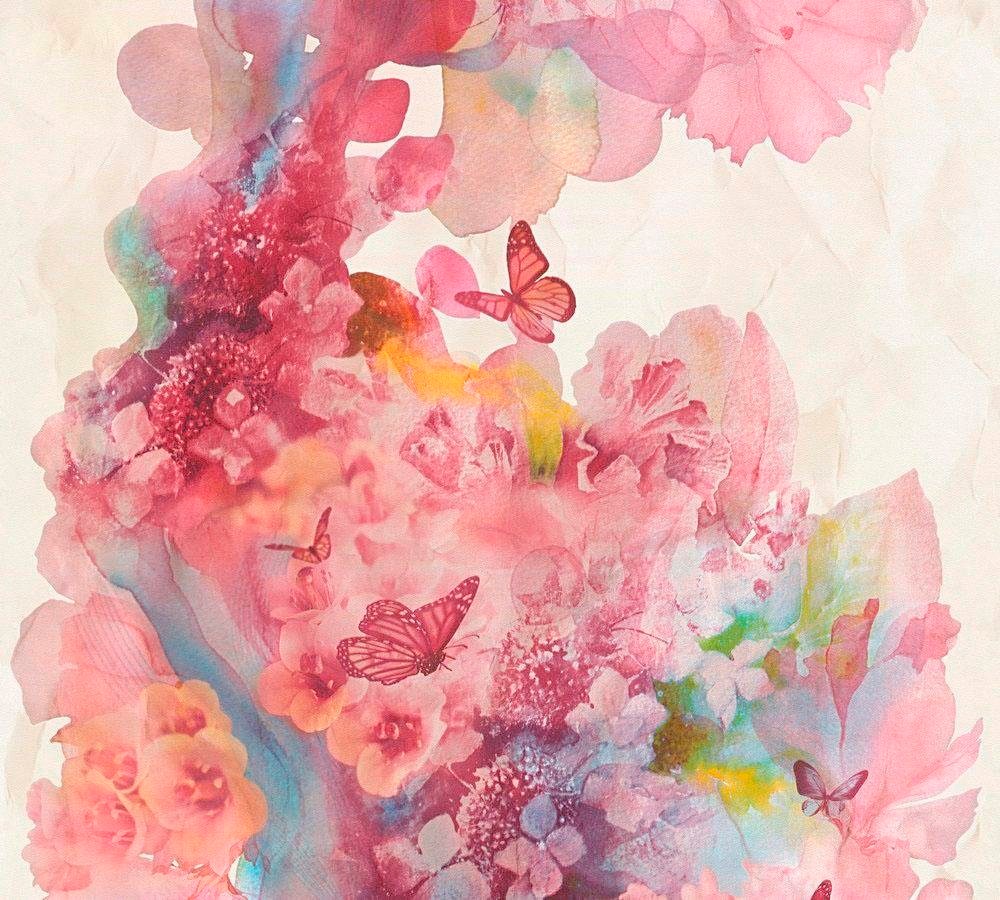 Bild von living walls Vliestapete »Free Nature«, Strukturmuster-gemustert-Motiv, Floral Tapete Natur Tapeten Wohnzimmer Schlafzimmer Design Wandtapete