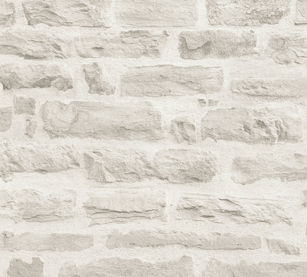 Bild von A.S. Création Vliestapete Best of Wood`n Stone 2nd Edition Tapete in Stein Optik fotorealistische Steintapete Naturstein 10,05 m x 0,53 m grau Made in Germany 355804 35580-4