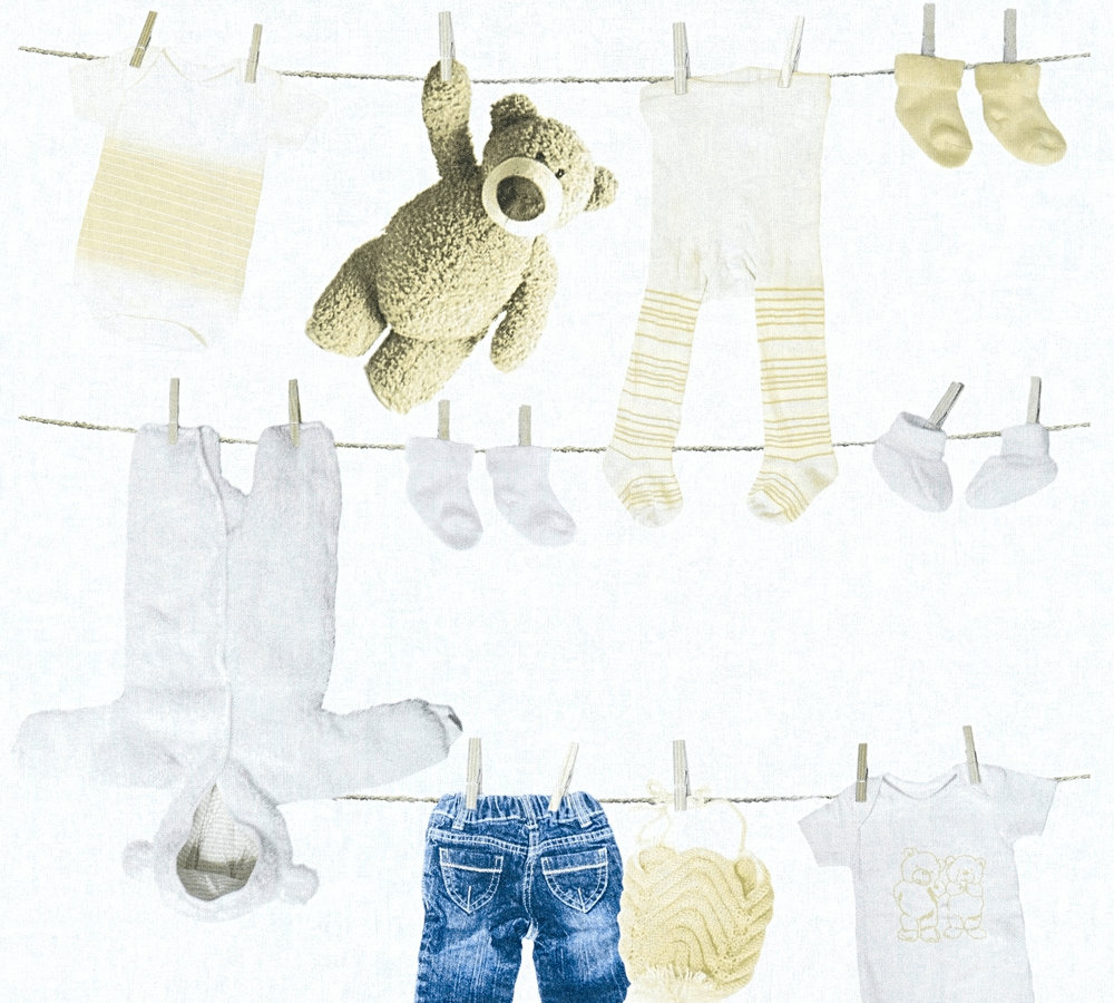 Bild von living walls Vliestapete »Little Stars«, Strukturmuster-gemustert-Motiv, Tapete Kinder Tapeten Kinderzimmer Schlafzimmer modern Design Optik