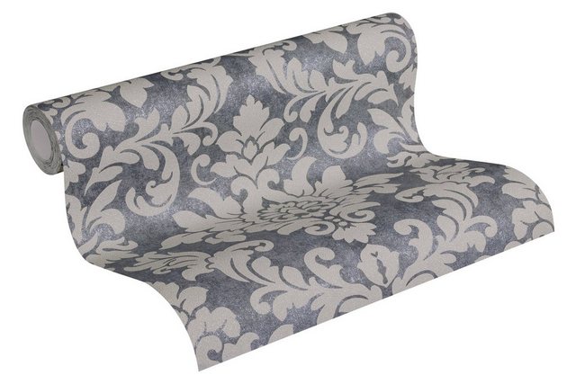 Bild von living walls Vliestapete »Trendwall mit Ornamenten barock«, Barock-ornamental-gemustert, Glitzertapete Ornament Tapete Barock Tapeten Wohnzimmer Schlafzimmer