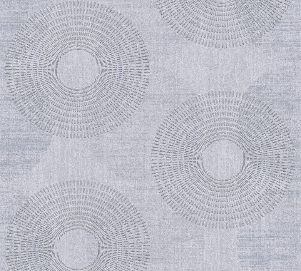 Bild von A.S. Création Vliestapete "Attractive", Strukturmuster-gemustert-Motiv, Kreis Tapete Punkte Tapeten Wohnzimmer Schlafzimmer Küche Flur Design