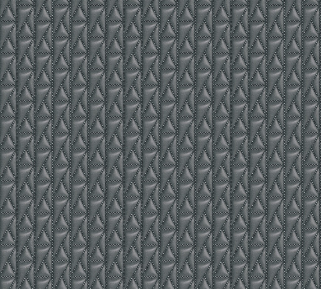Bild von Bricoflor Neobarock Tapete ausgefallen anthrazit Vliestapete in Leder Optik Ideal für Schlafzimmer und Esszimmer Chesterfield Wandtapete in Schwarz