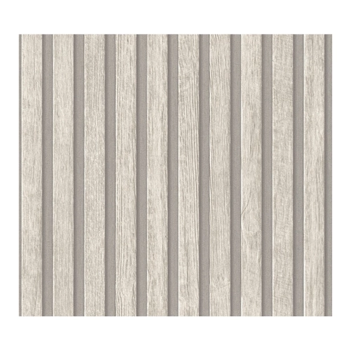 Bild von A.S. Création - Tapete Holzpaneele Grau, Beige