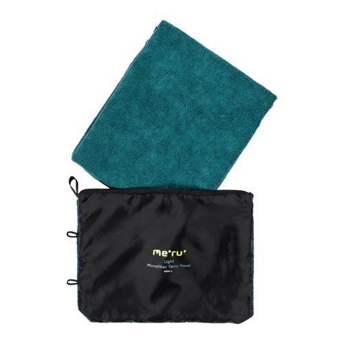 Bild von Meru Micro Fiber Terry Handtuch – XL in Dark Green