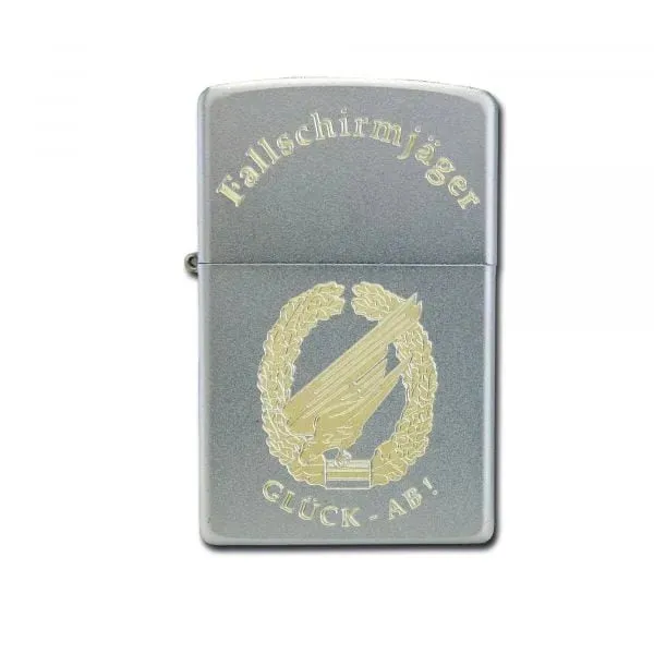 Bild von Zippo mit Gravur Fallschirmjäger Glück-Ab