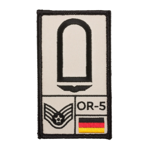Bild von Café Viereck Rank Patch Stabsunteroffizier Luftwaffe sand
