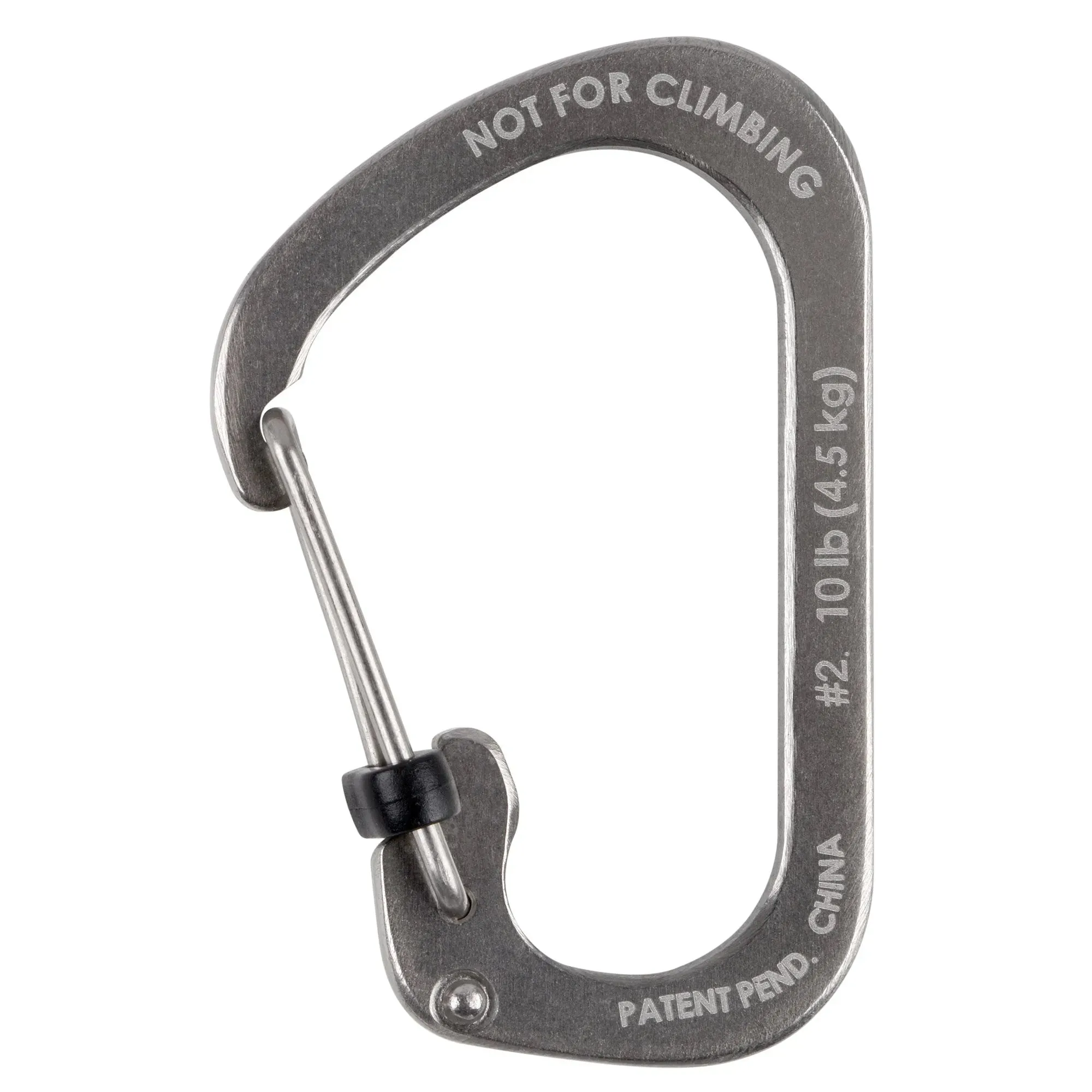 Bild von Nite Ize Karabiner SlideLock Gr. 4 Edelstahl silberfarben