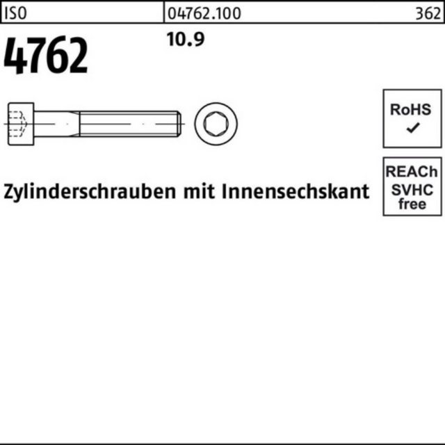Bild von Reyher Zylinderschraube 500er Pack Zylinderschraube M 3 x 25 ISO 4762 m.Innensechskant 44449