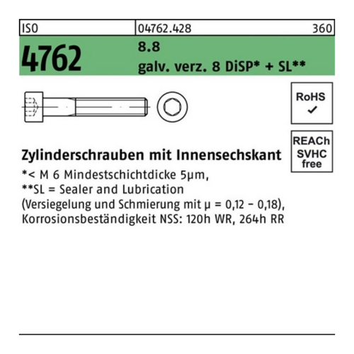 Bild von Reyher Zylinderschraube M16 x 90 - Eine solide Wahl für Ihre Projekte