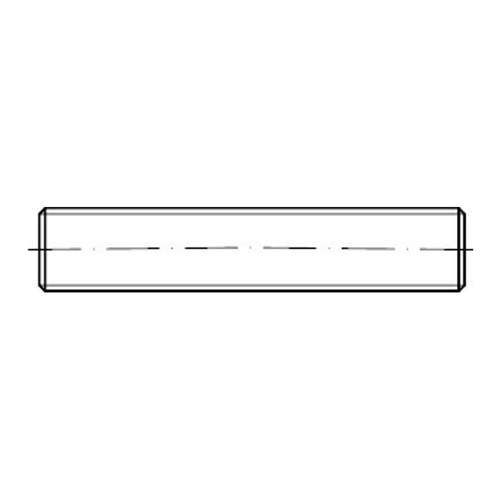 Bild von Gewindebolzen DIN 976 A 4 B M 12 x 40 A 4 – Hochwertige Verbindungselemente für Ihre Projekte