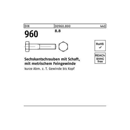 Bild von Reyher Sechskantschraube 100er Pack - Die ideale Lösung für Ihre Projekte