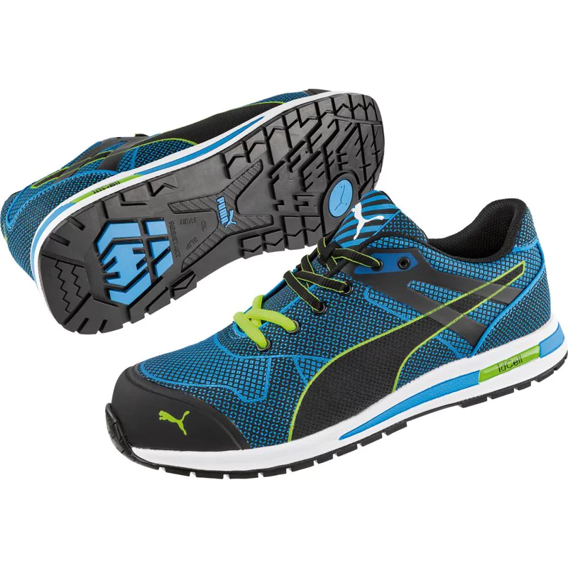 Bild von PUMA® Sicherheitshalbschuh Blaze Knit LOW S1P HRO SRC Größe 39, blau-kombiniert
