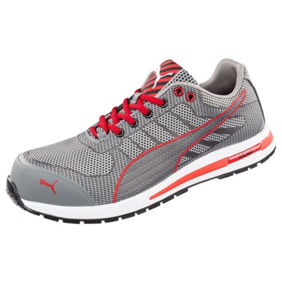 Bild von PUMA Xelerate Knit Low 643070-46 Sicherheitsschuh S1P Schuhgröße (EU): 46 Grau, Rot 1St.