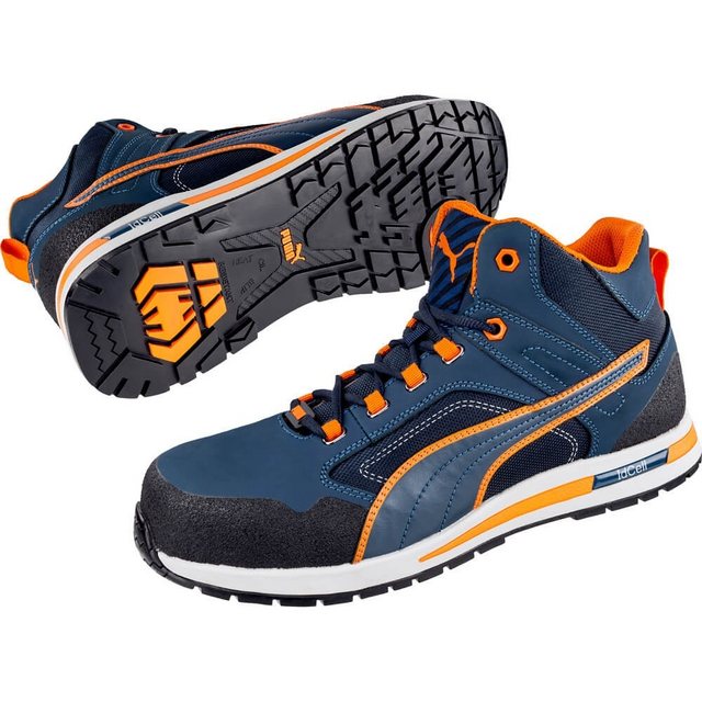 Bild von FP - puma Crosstwist Mid 633140-44 Sicherheitsstiefel S3 Schuhgröße (eu): 44 Blau, Orange 1 St.