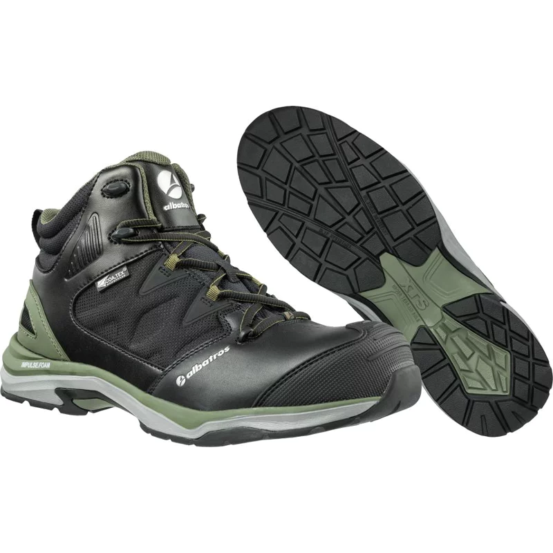 Bild von Albatros, Sicherheitsschuhe, Sicherheitsstiefel ULTRATRAIL OLIVE CTX MID S3 ESD WR HRO SRC (S3, 45)