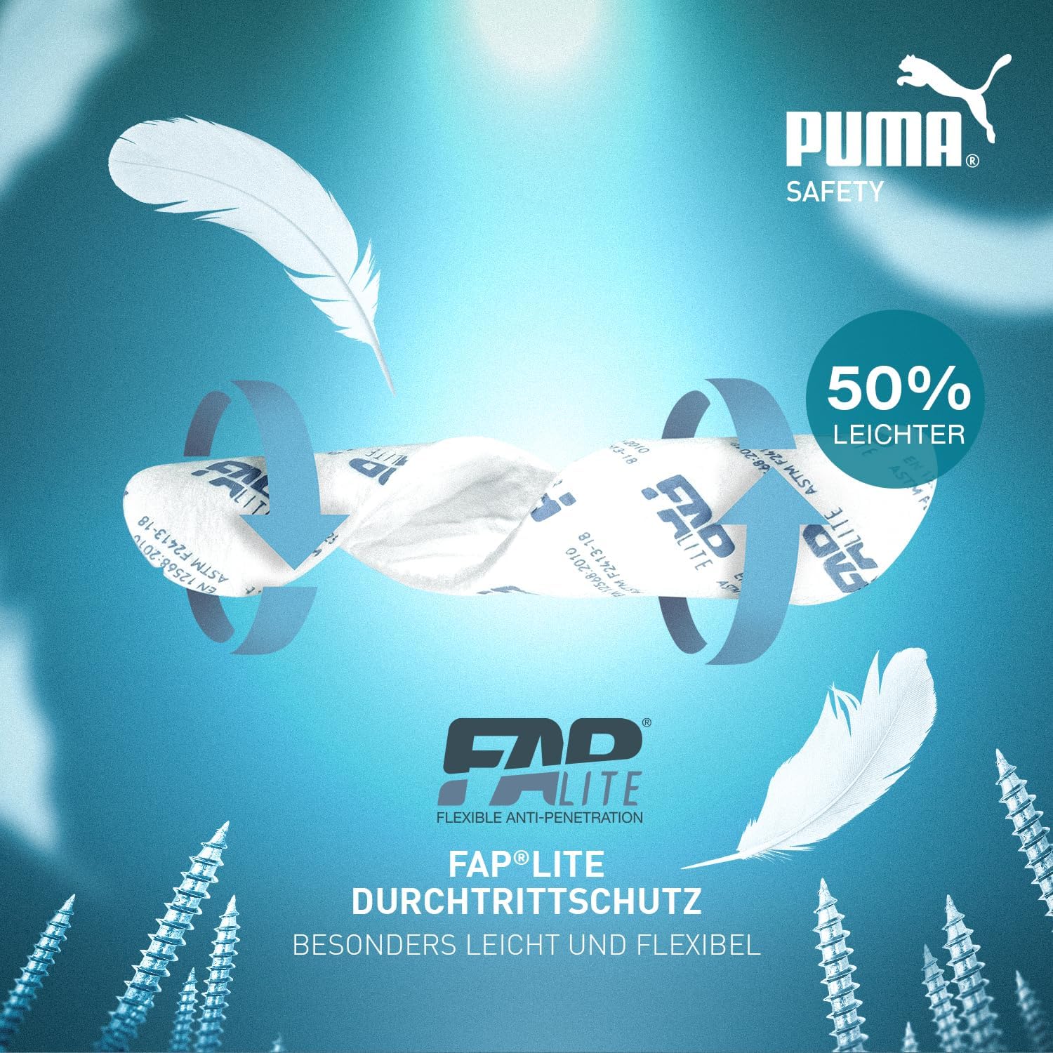 Bild von PUMA Airtwist Blue Low Sicherheitssneaker, Blau, Größe 41