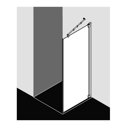Bild von Kermi Seitenwand Raya TOL 1230x1850 – Qualität trifft Funktionalität