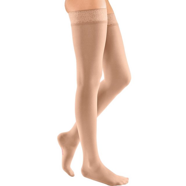 Bild von mediven elegance CCL2 AG Schenkelstrümpfe normal (72-83 cm) Trikotabschlussrand