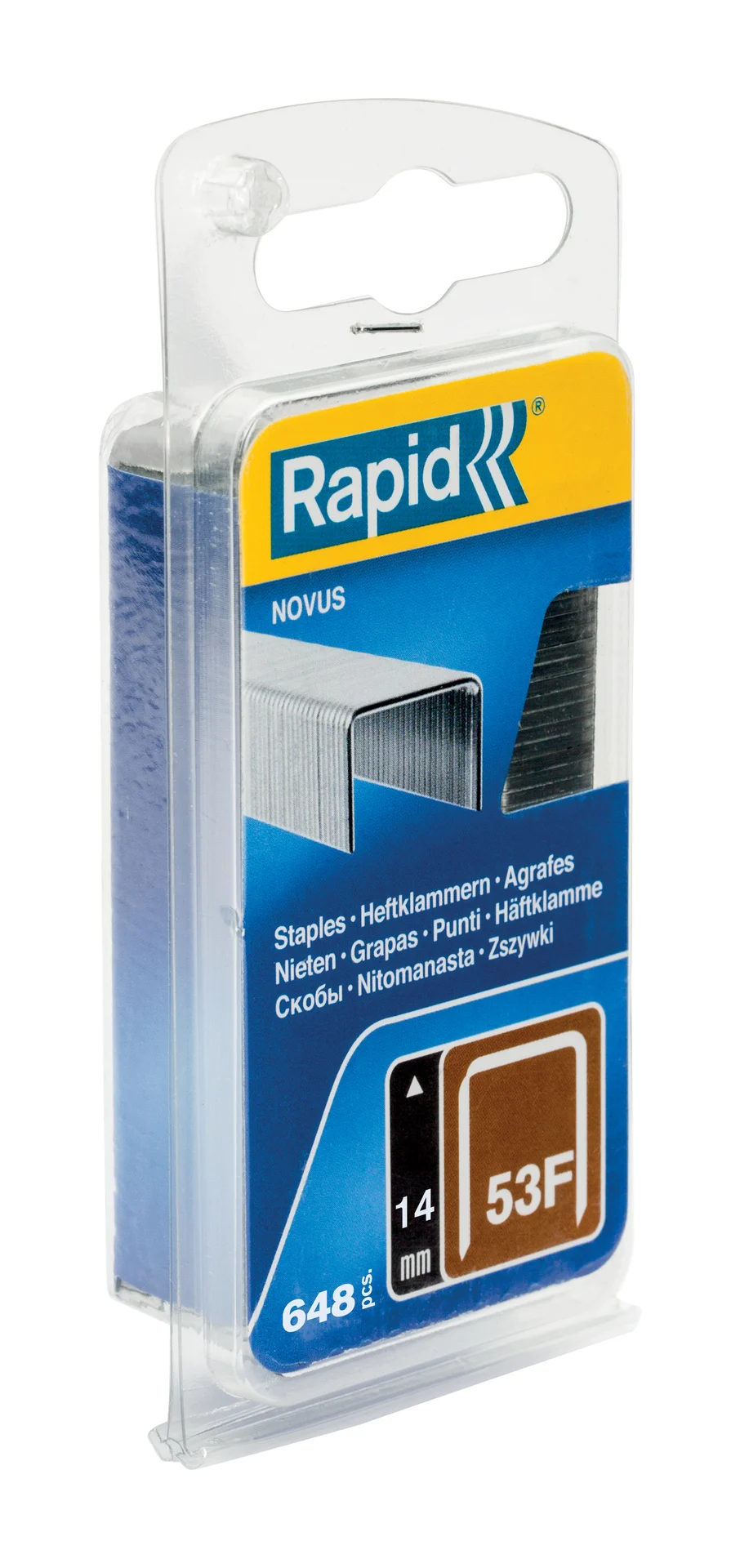 Bild von Rapid, Tackerklammern + Tackernägel, Typ 53F Feindrahtklammer 14 mm