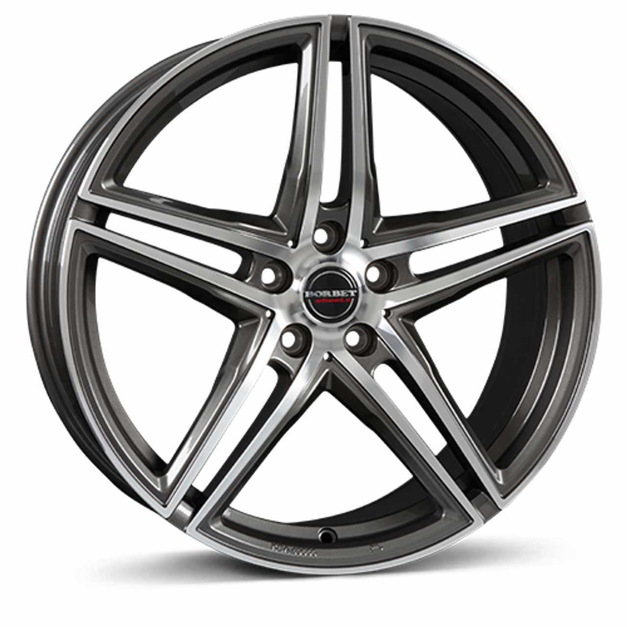 Bild von Borbet XRT graphite polished 8x18 ET45 5.00x114 Hub Bore 72.50 mm - Alu felgen