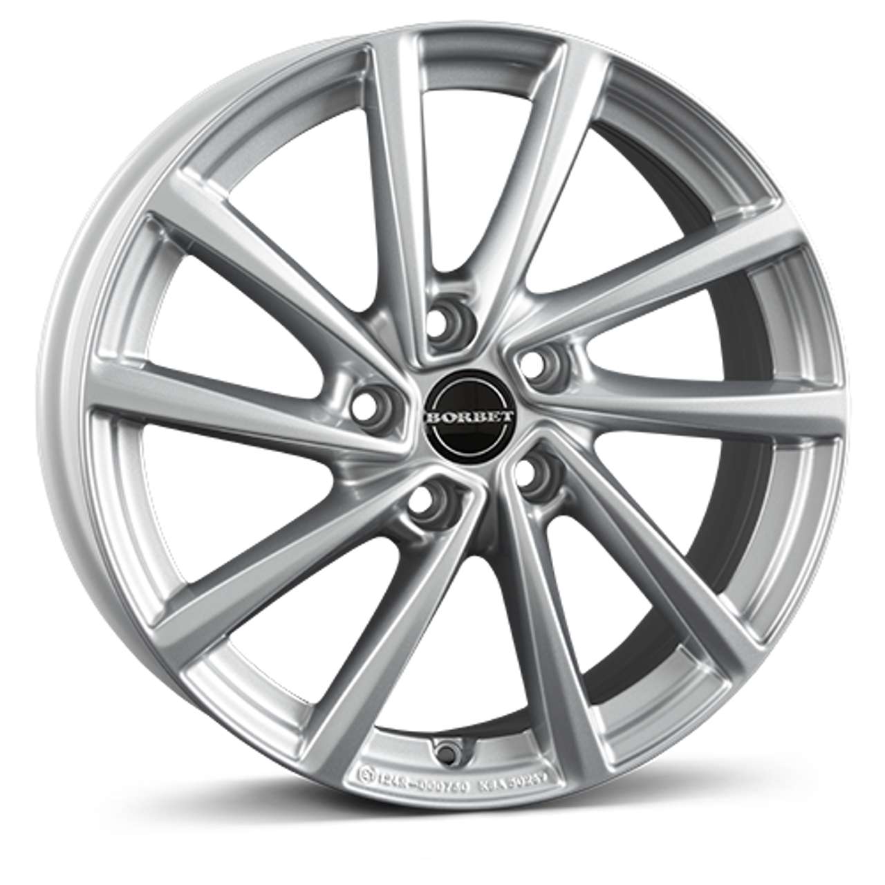 Bild von BORBET V 7J x 17 Zoll ET 48 LK 5x112 Alufelge Felge KBA NEU