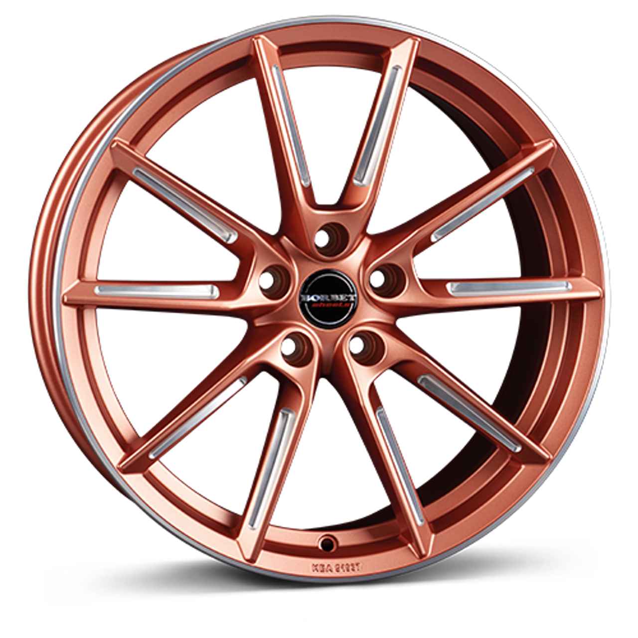 Bild von BORBET DESIGN LX black matt spoke rim polished 8.5Jx19 5x112 ET35