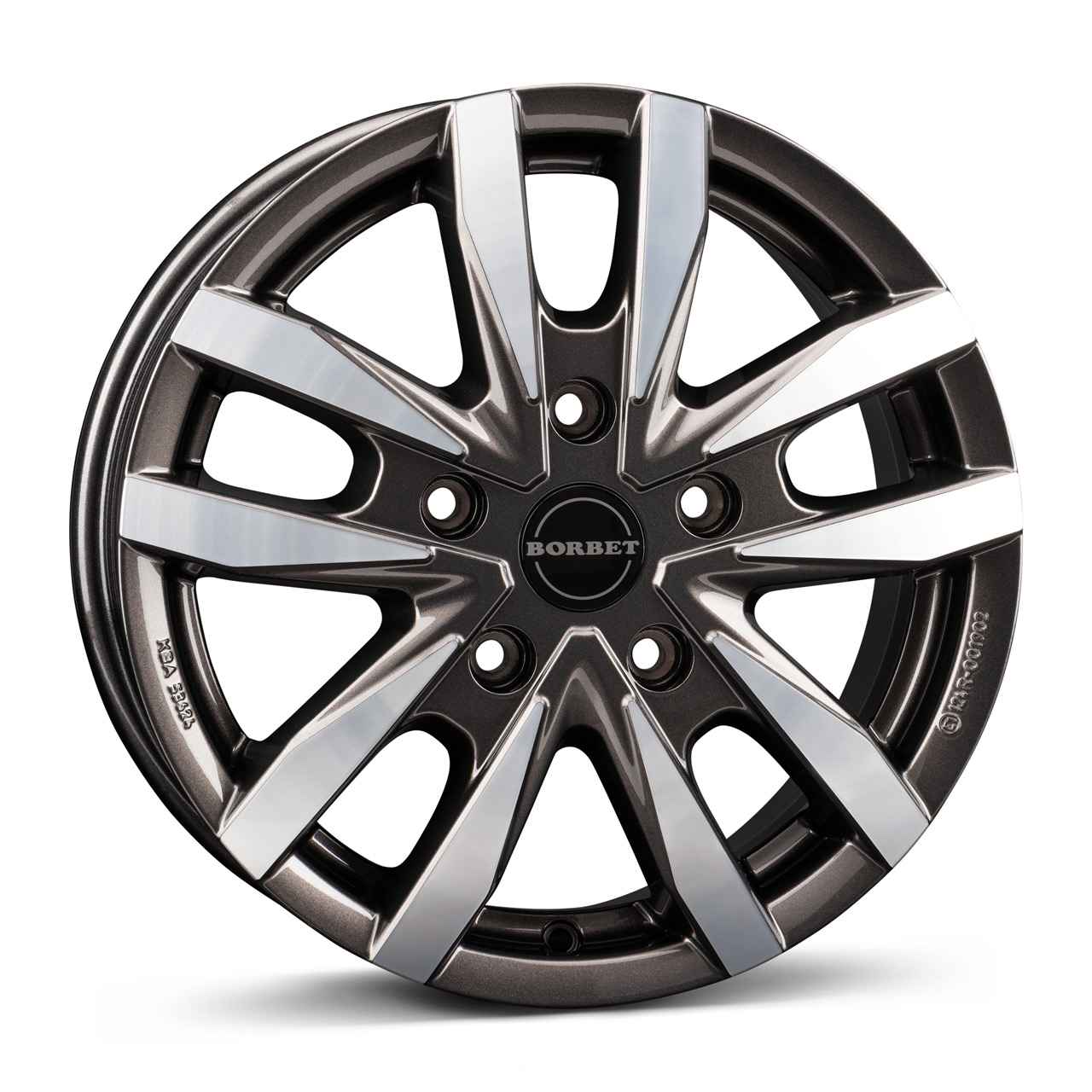 Bild von BORBET DESIGN CW5 mistral anthrazit glänzend poliert 7.5Jx18 5x120 ET53