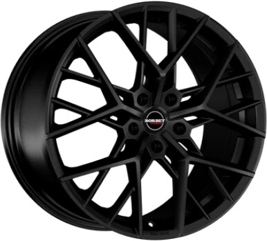 Bild von Borbet Felge BY 8x18 ET30 5x112 black matt BY 80830112566,7BM