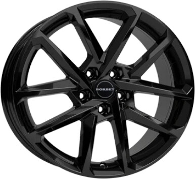 Bild von Borbet Felge N 8x19 ET39 5x112 black glossy N 80939112566,5BG
