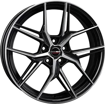 Bild von BORBET DESIGN QX black polished matt 8.0Jx19 5x112 ET50