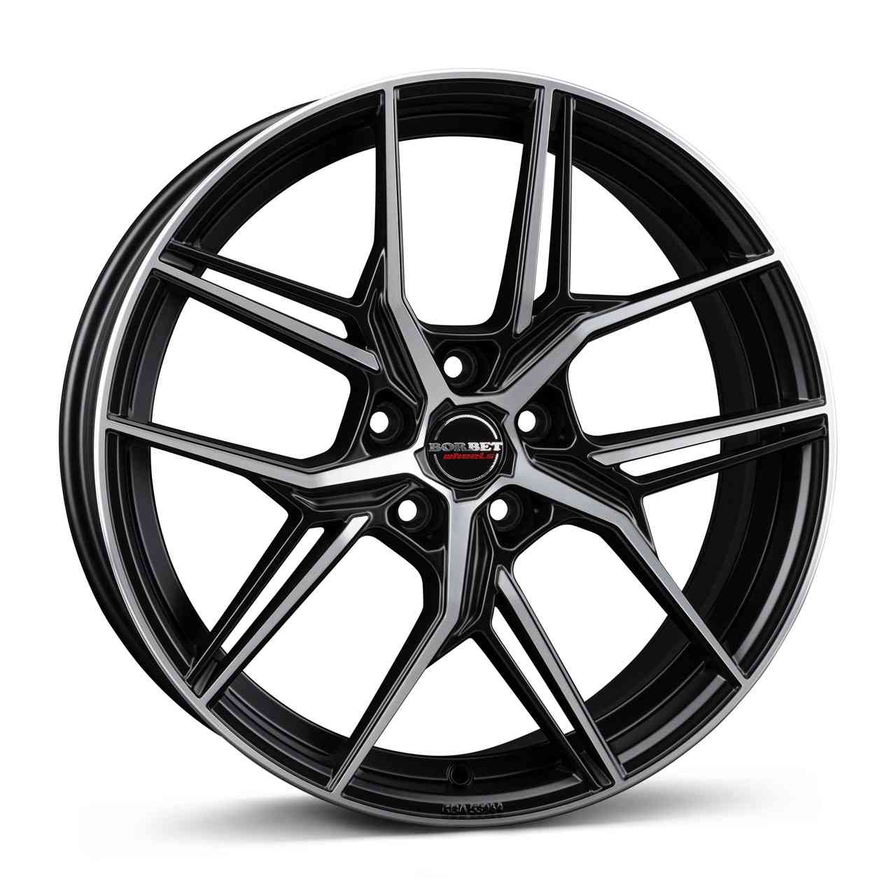 Bild von BORBET DESIGN QX black polished matt 8.5Jx20 5x112 ET45