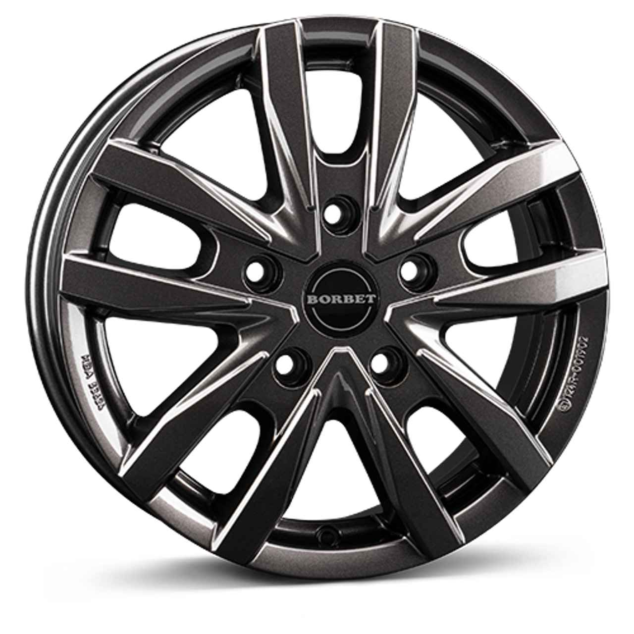 Bild von BORBET DESIGN CW5 mistral anthracite glossy 7.5Jx18 5x120 ET53