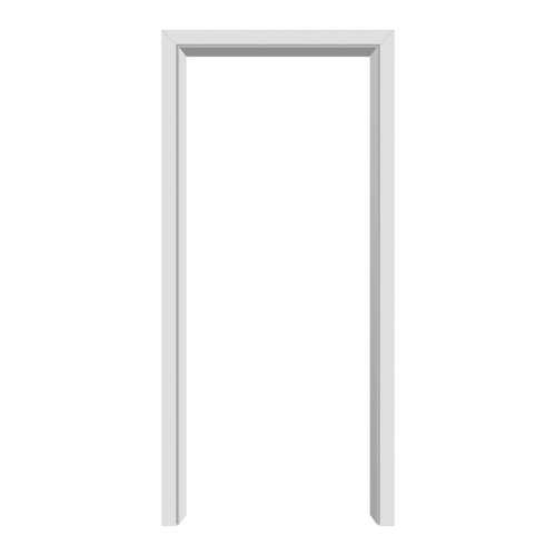 Bild von Kilsgaard Typ 4 Durchgangszarge Rauchweiß Lamikor - 80-98 mm, 610x2110 mm