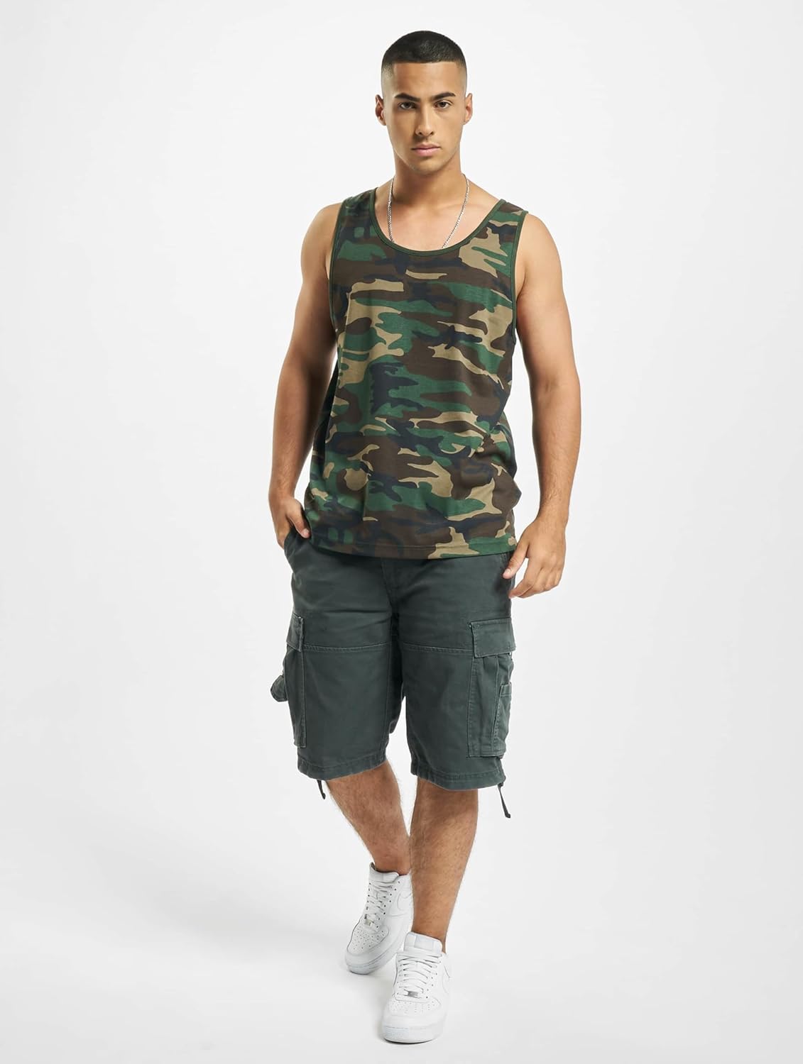 Bild von Brandit - Vintage Classic Olive - Shorts - Grün - XL - 100% Baumwolle,Baumwolle