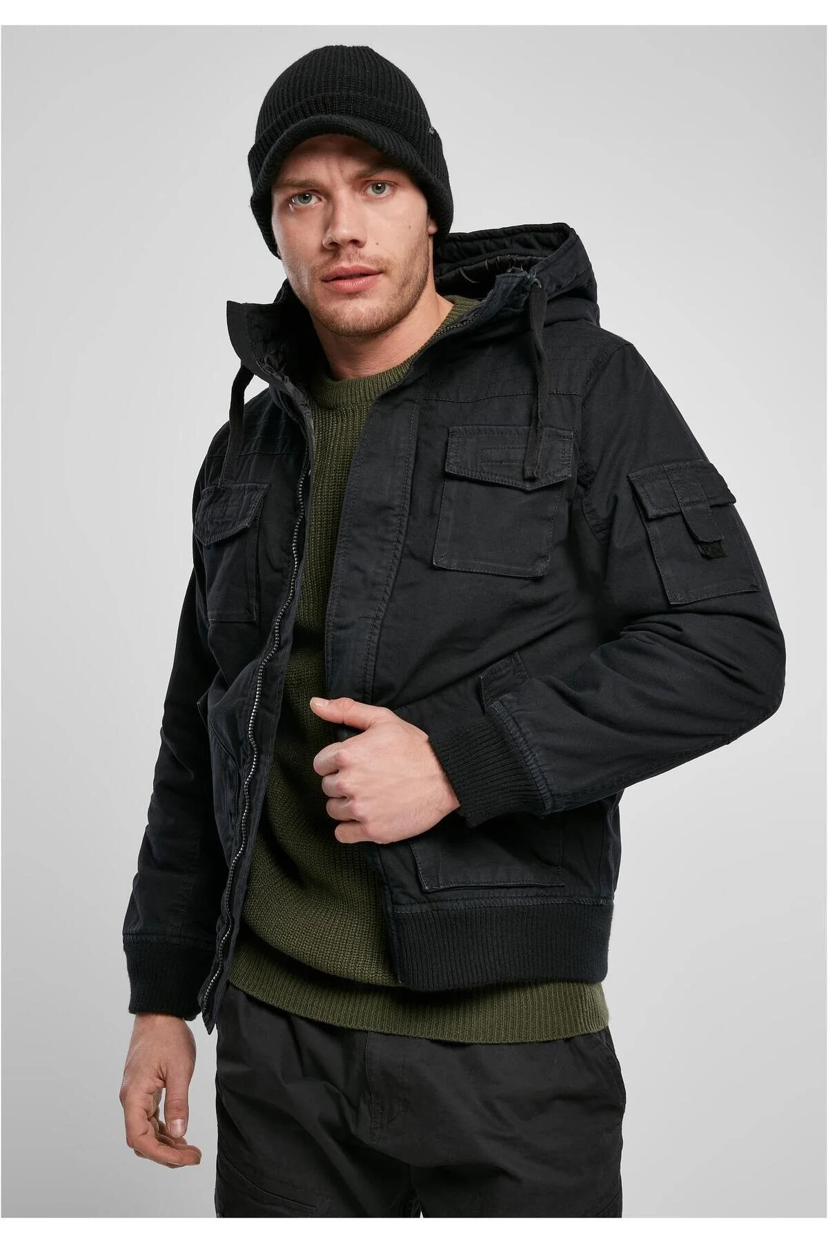 Bild von Brandit Bronx Jacke, schwarz, Größe 2XL für Männer