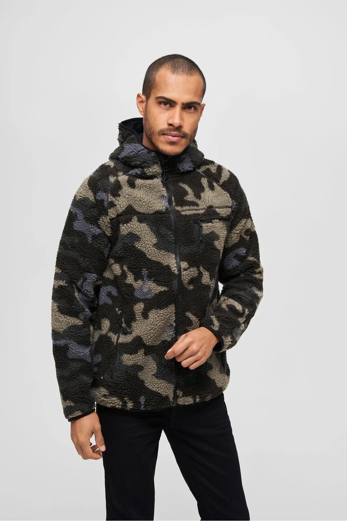 Bild von Brandit Teddyfleece Worker Jacke, mehrfarbig, Größe 3XL für Männer
