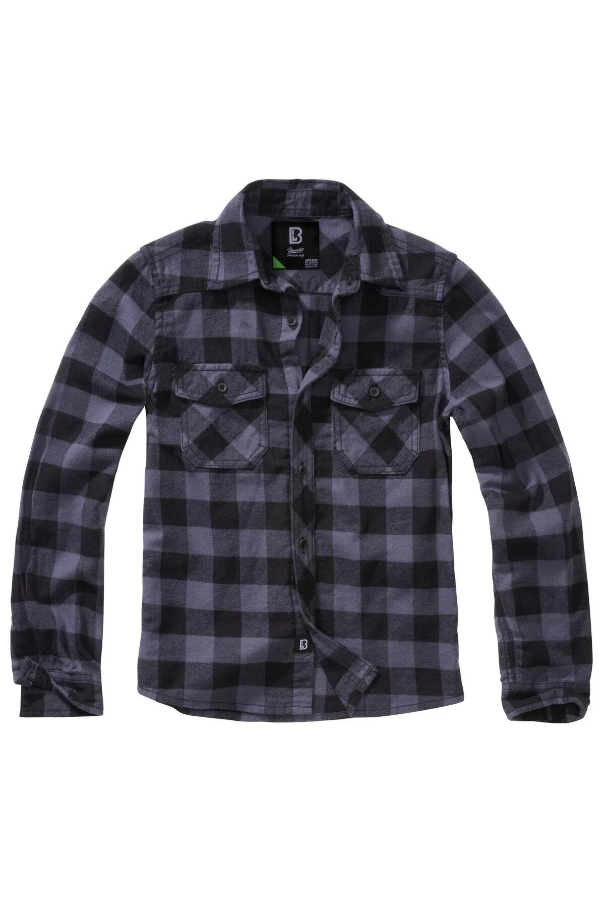 Bild von Brandit Langarmhemd Brandit Unisex Checkshirt Kids (1-tlg)