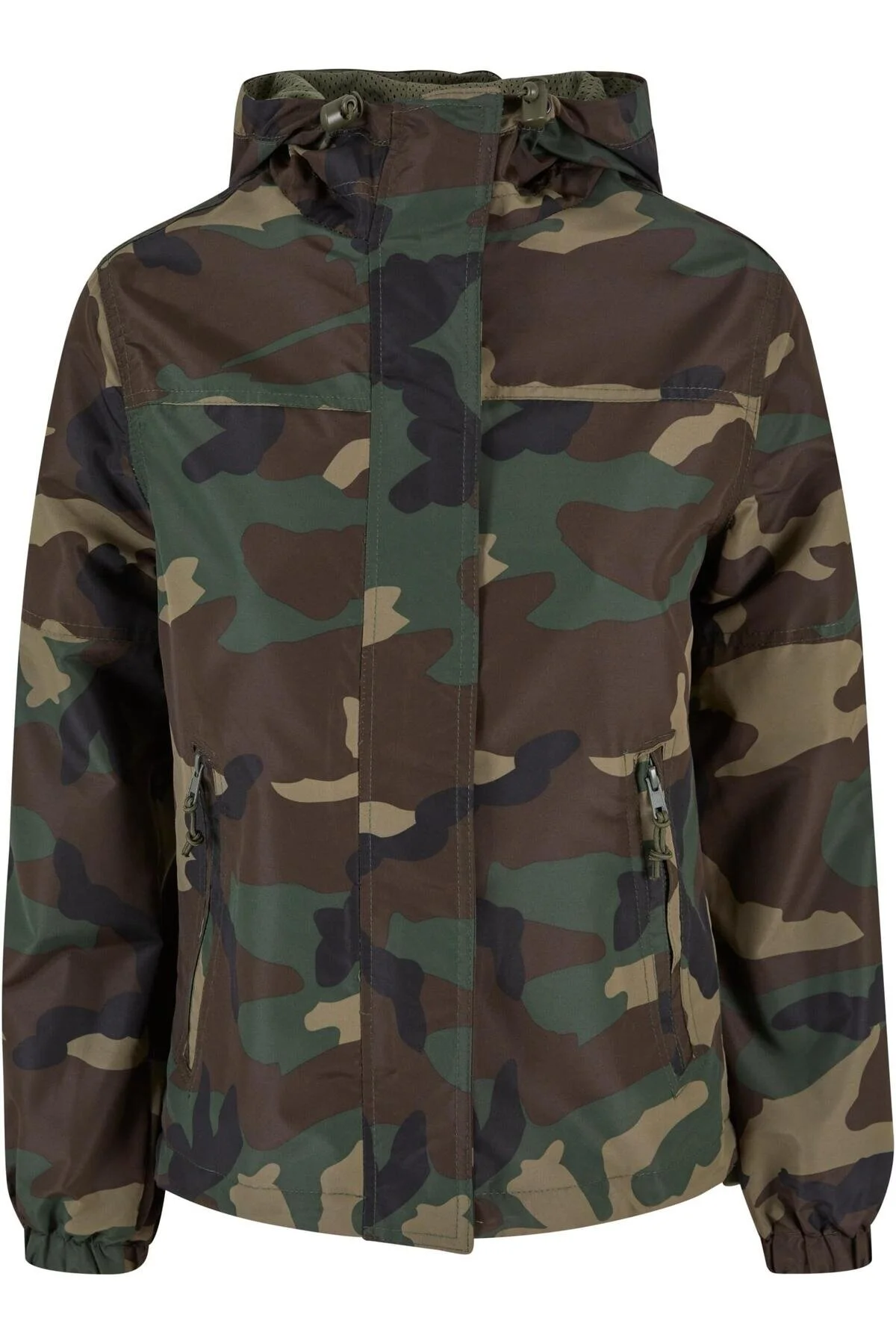Bild von Brandit Jacke Summer Windbreaker Frontzip woodland Frauen