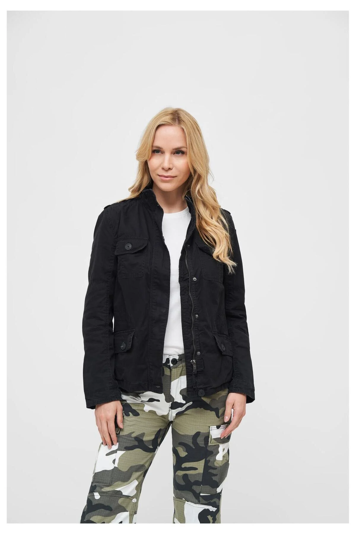 Bild von Brandit Allwetterjacke "Brandit Damen Ladies Britannia Jacket" 1 Stk. tlg. ohne Kapuze