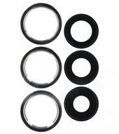 Bild von Camera Lens + Bezel Set für A2411 Apple iPhone 12 Pro Max - silver