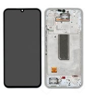 Bild von Samsung LCD + Touch + Frame für A346B Galaxy A34 5G - silver, Weiteres Smartphone Zubehör, Silber