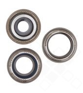 Bild von Camera Lens + Bezel Set für A3106 Apple iPhone 15 Pro Max - blue ti...