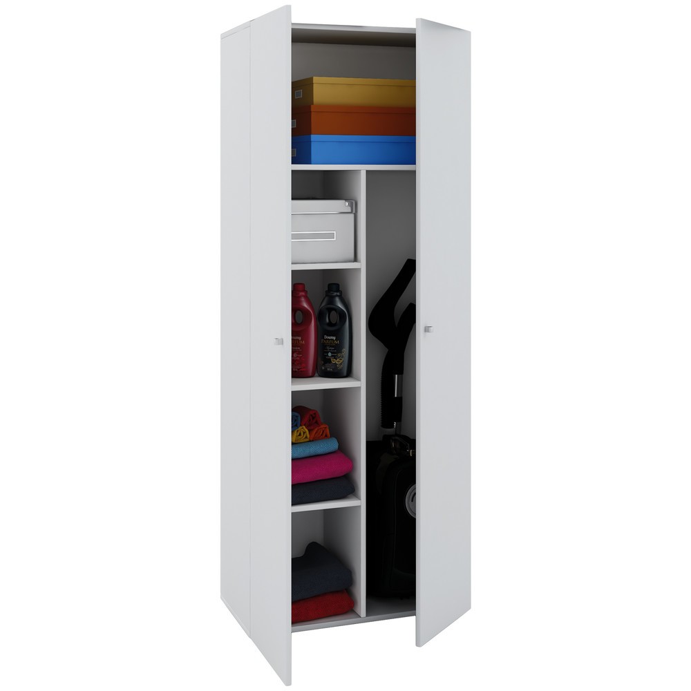 Bild von VCM Mehrzweckschrank Holz Besenschrank Staubsauger Putzschrank Vandol (1-St)
