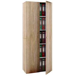 Bild von VCM my office Aktenschrank Vandol, 912246 sonoma-eiche 4 Fachböden 70,0 x 40,0 x 178,0 cm