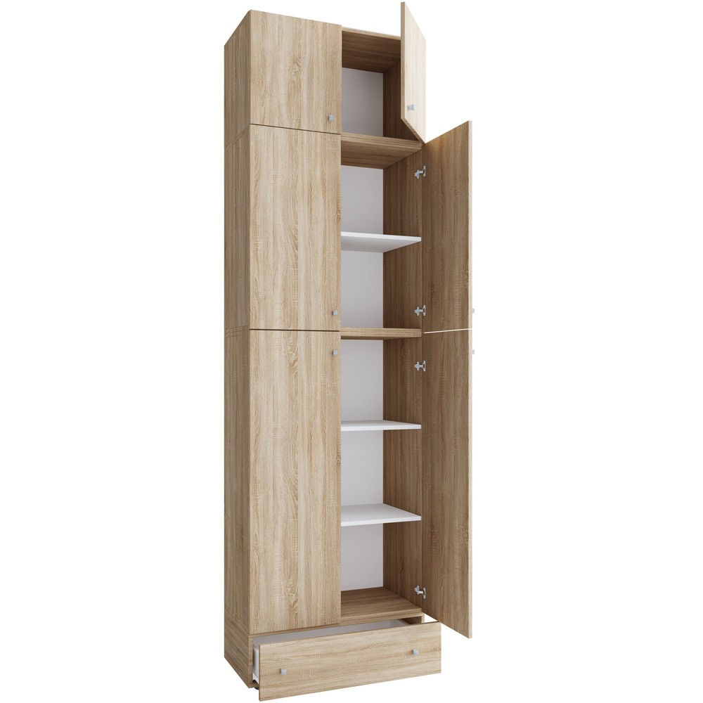 Bild von VCM my office Aktenschrank XXL Lona, 917797 sonoma-eiche 3 Fachböden 70,0 x 240,0 x 39,0 cm