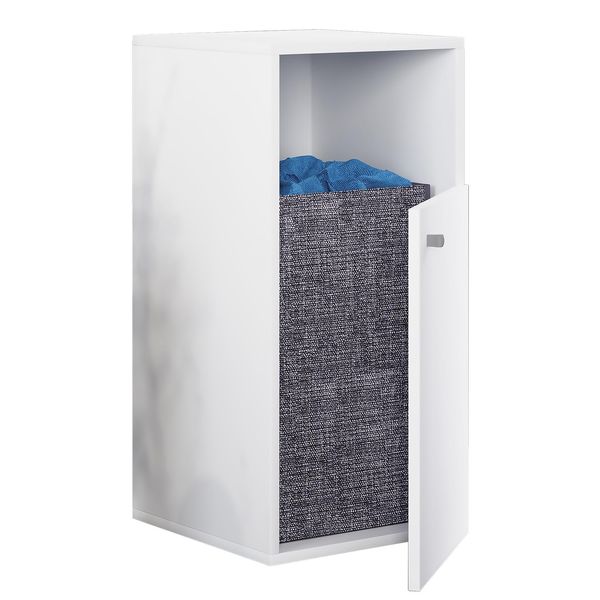 Bild von VCM, Badezimmerschrank, Wäscheschrank Wäschetruhe Wäschbox Klidas L 1-fach (40 x 39 x 74 cm)