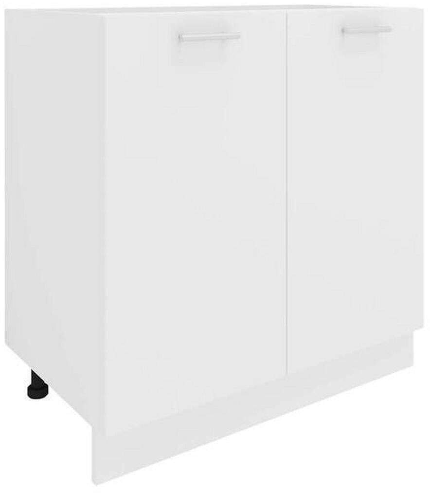 Bild von VCM, Regal, Küchenschrank Breite 80 cm Drehtüren Unterschrank Küche Küchenmöbel Esilo (80 x 46 x 82 cm)