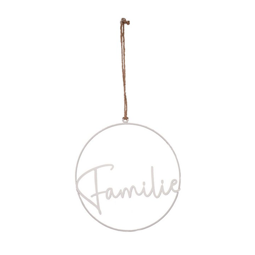 Bild von UNUS HOME Wanddekoobjekt Aufhänger Familie (25cm)
