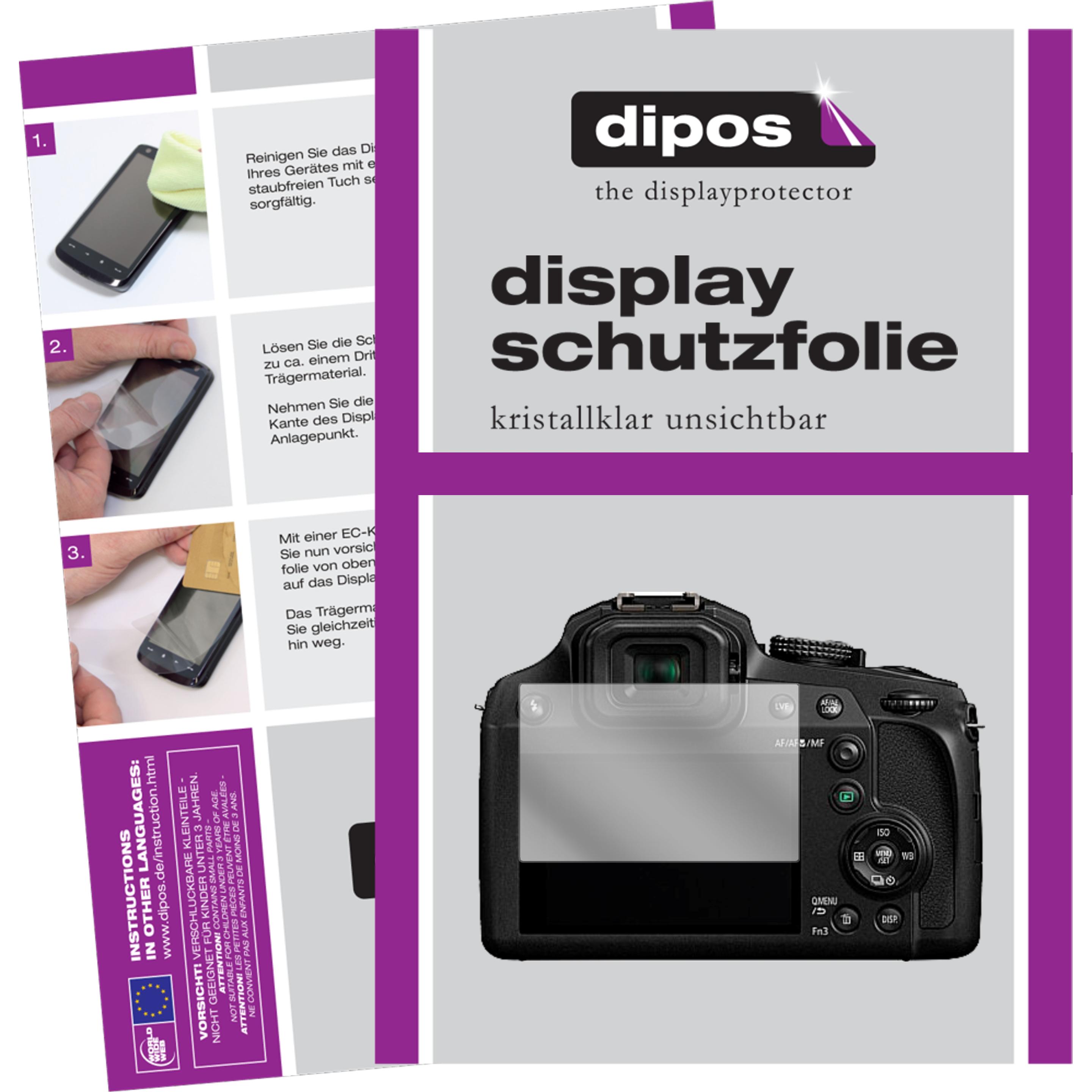 Bild von Dipos Displayschutzfolie Crystalclear (Displayschutz, Lumix DMC-FZ82), Kameraschutz, Transparent